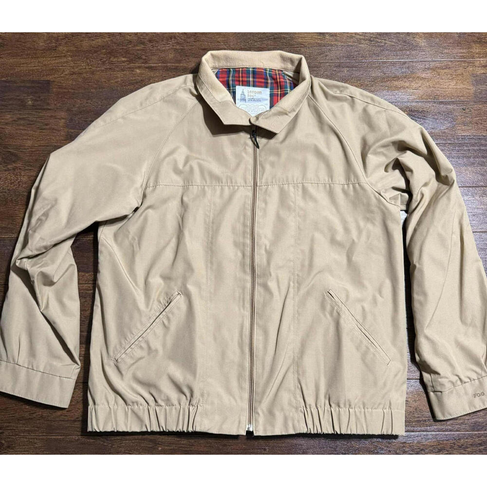 London Fog Men's Khaki Zip-Front Performance Jacket